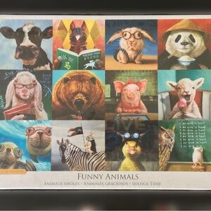 Funny Animals Eurographics Artist Series Puzzle Collection, 1000 piece